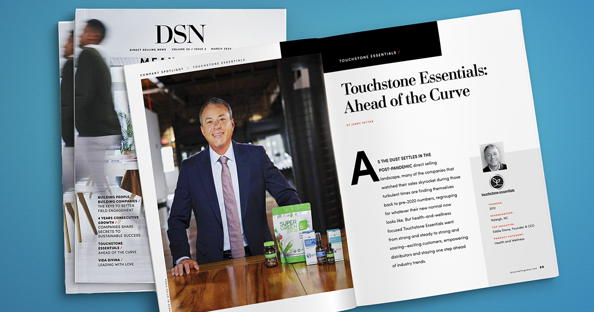 Direct Selling News Magazine Spread Direct Selling News Magazine Spread