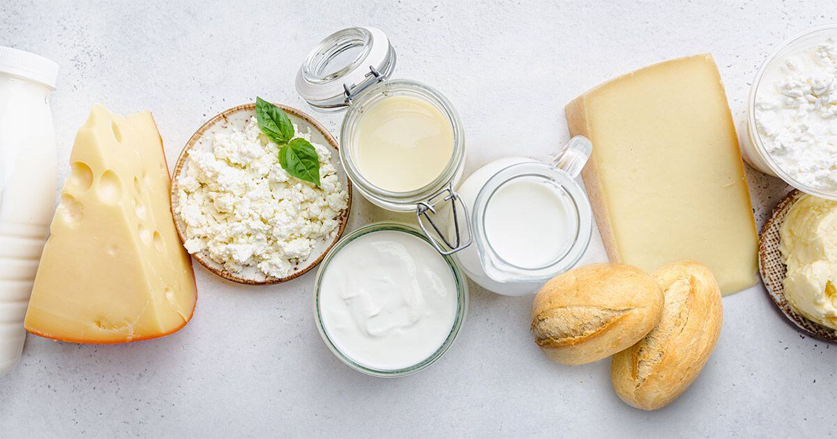 Foods that Trigger Inflammation various dairy and wheat products