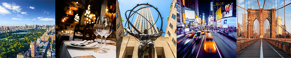 Collage of New York City sights Collage of New York City sights